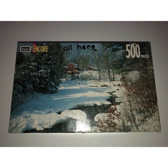 RoseArt Encore Puzzle Winter Snow Brownsville - Picture 3 of 6